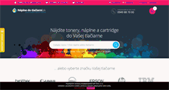 Desktop Screenshot of naplne-do-tlaciarni.sk